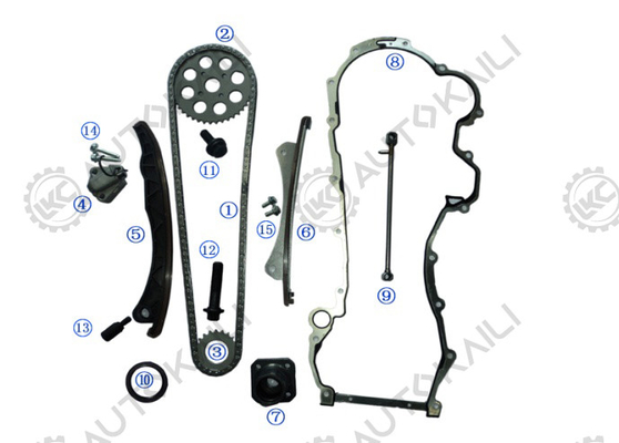 오펠/바우할 AGILA Z 13 DT / Z 13 DTJ 1248CC 03.8- ASTRA H / Mk V Z 13 DTH 1248CC 04.1-09를 위한 철계열 키트5