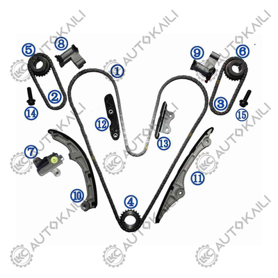 3.5- W, C 3496cc VVT V6 N7WGE 2007-10 Edge07-10, Flex non turbo09-10 Flex turbo09, Fusion07-09, Taurus09, Taurus X 08-09용 타이밍 체인 키트