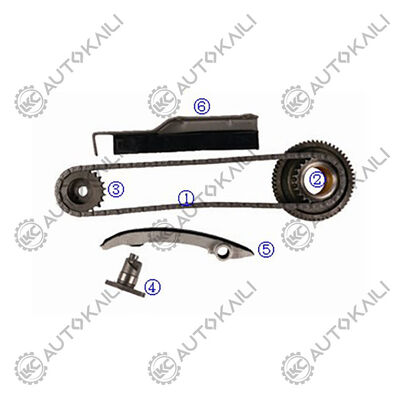 플라스틱 PA66 / PA46 타이밍 체인 키트 L200 4WD 디젤 4M40T 2.8L