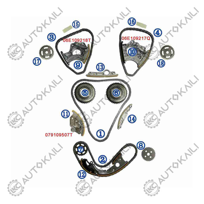 타이밍 체인 키트 AUDI / VW S5 8F7 CAKA 245KW 3.0T 08-11 06E109465BC 108L
