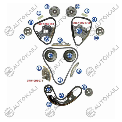 타이밍 체인 키트 AUDI / VW S5 8F7 CAKA 245KW 3.0T 08-11 06E109465BC 108L