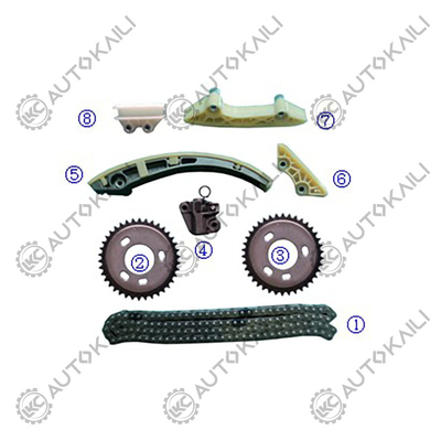 플라스틱 PA66 / PA46 타이밍 체인 키트 FORD TRANSIT TDCi 디젤 V.184 90/75 2.0T 04-06용