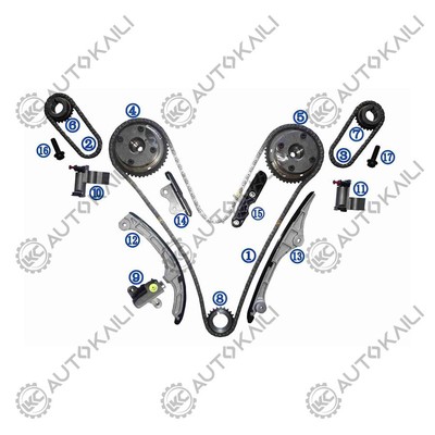 3.5- W, C 3496cc VVT V6 N7WGE 2007-10 Edge07-10, Flex non turbo09-10 Flex turbo09, Fusion07-09, Taurus09, Taurus X 08-09용 타이밍 체인 키트
