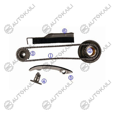 플라스틱 PA66 / PA46 타이밍 체인 키트 L200 4WD 디젤 4M40T 2.8L