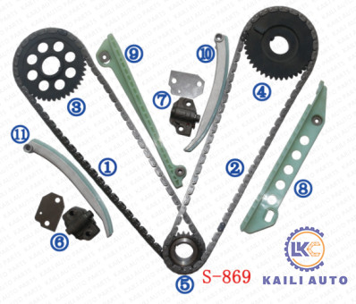 포드 E-150 F-150 탐험 익스플로러 크라운 빅토리아 F3LY6268A 8*116L F6AZ6L266CA를 위한 타이밍 체인 장비