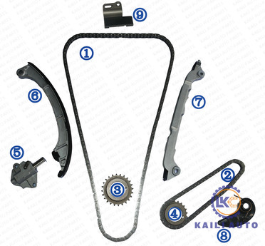 마즈다 마즈다 3 GS i 순회 3 세단 SV CX-5 악셀아 6 아트엔자 CX4 가스 2.0L DOHC PE01-12-201 148L을 위한 타이밍 체인 장비